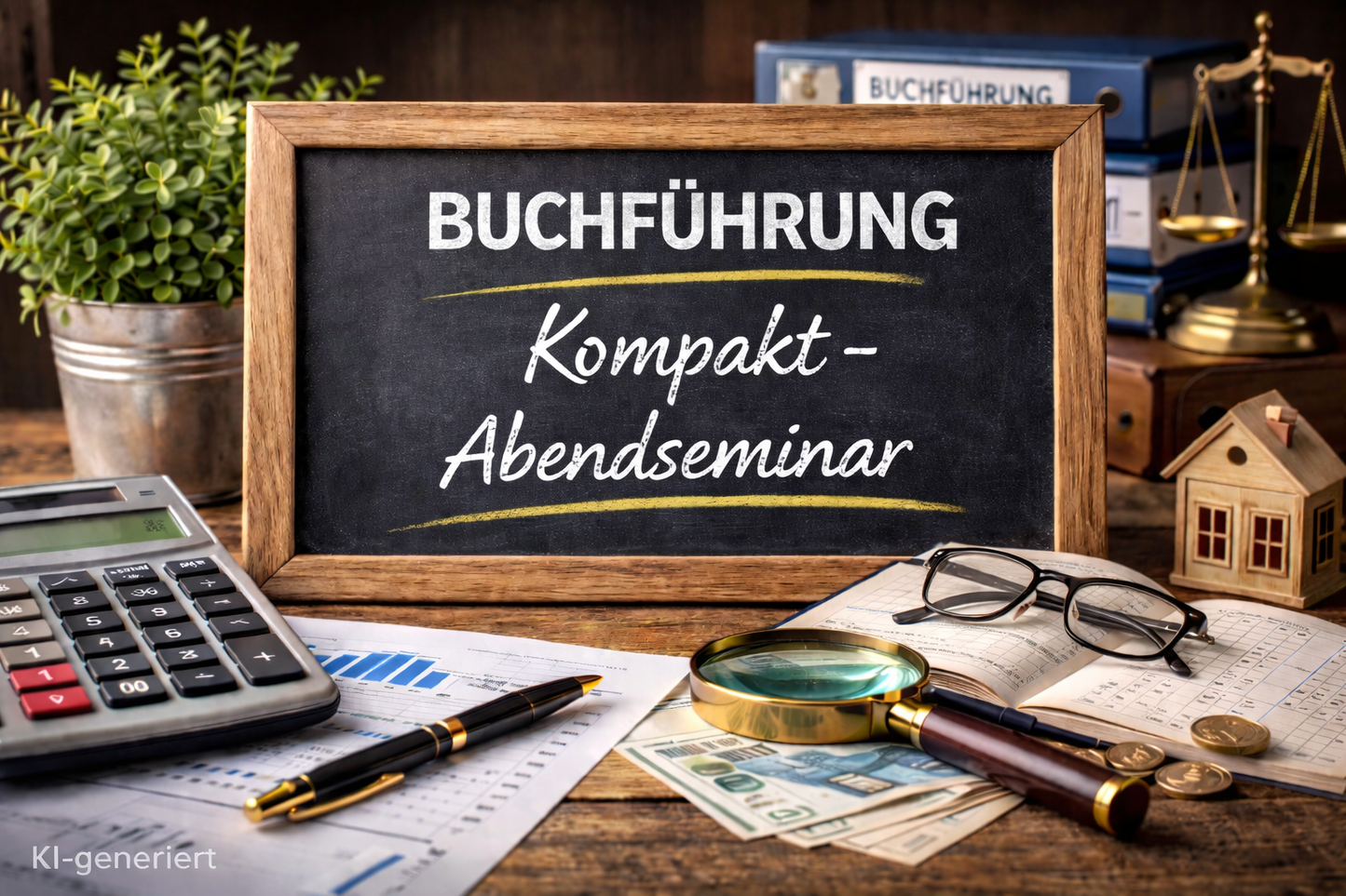 Buchführung kompakt – Online-Kurs ab 02.02.2026! (8 Termine per 16:30-19 Uhr) - Karin Nickenig - Seminare Rechnungswesen und Steuern