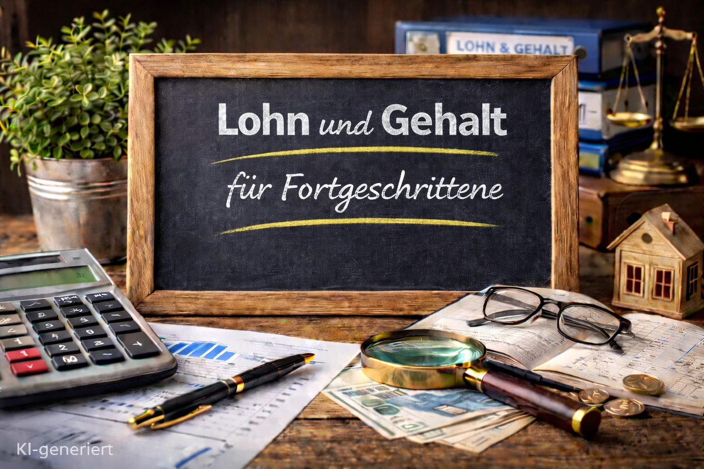 Lohn und Gehalt Kurs – Fortgeschrittenen Online-Kurs (Abendkurs, 8 Termine) ab 06.01.2026, 16:30-19 Uhr - Karin Nickenig - Seminare Rechnungswesen und Steuern