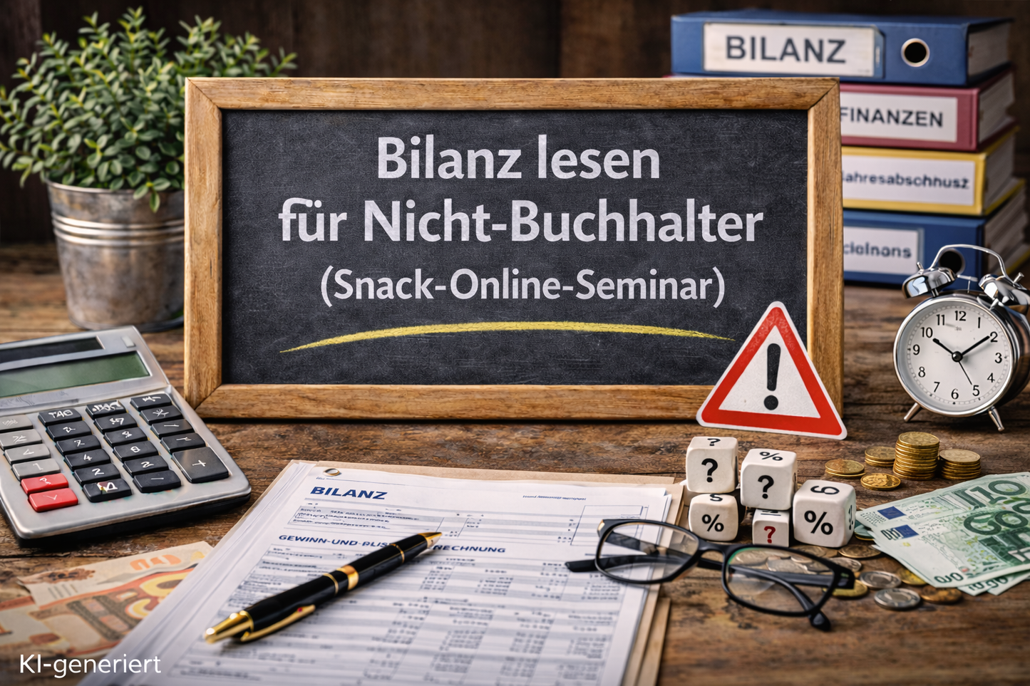 Bilanz lesen für Nicht-Buchhalter - Snack-Online-Seminar am 11.02.2026 - 9-10:30 Uhr