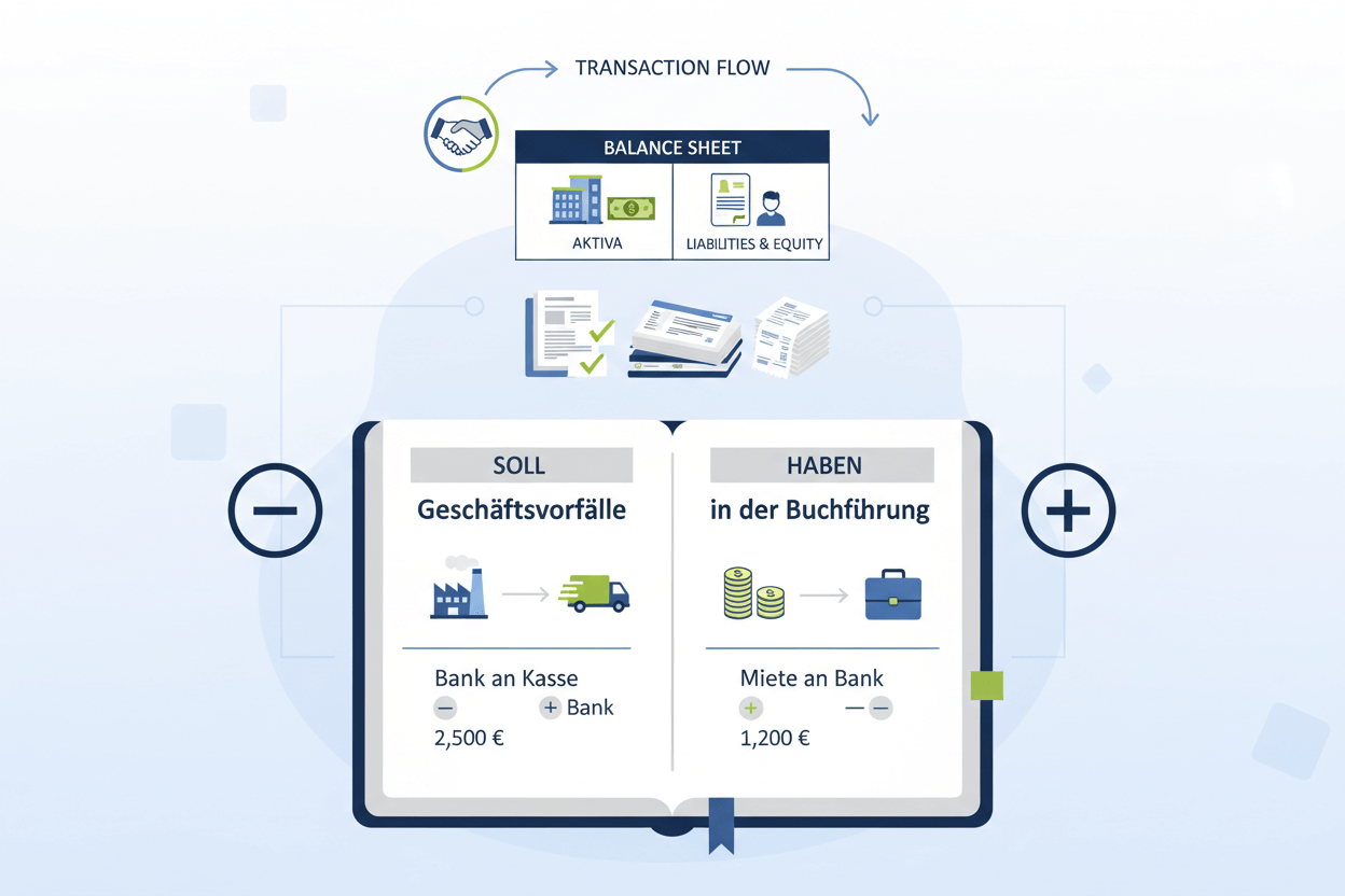 Geschäftsvorfälle in der Buchführung