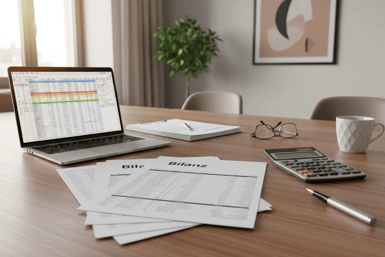 Vorbereitung Bilanz bitte foto