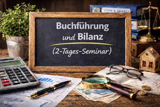 Buchführung und Bilanz – Online-Seminar - 28.+29.05.2026 - 9-16 Uhr