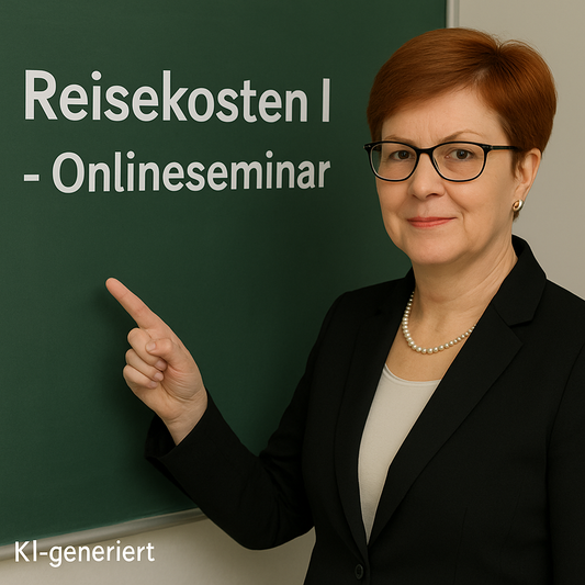 Reisekosten 2026 (Dauer: 4 Stunden) - Online-Seminar am 19.03.2026 (9-13 Uhr)